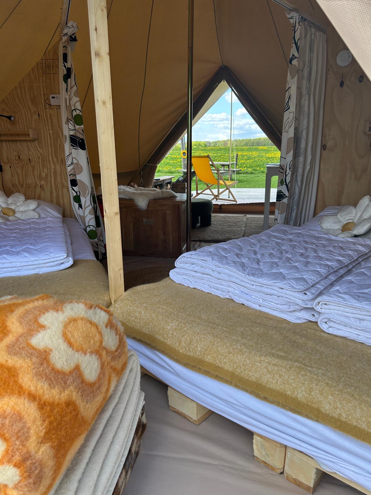Bievink doorkijkje Belltent